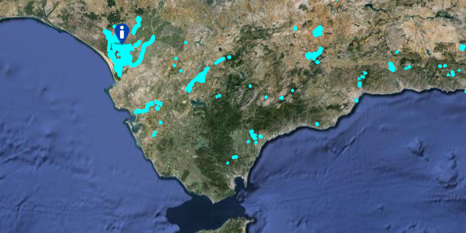 Servicio de mapa OGC vista satélite